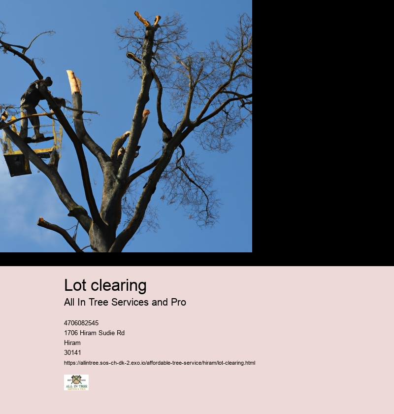 Lot clearing